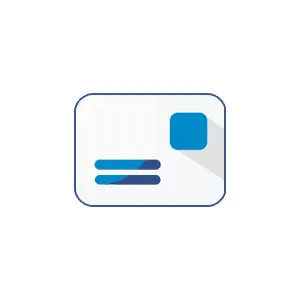 Graphic representing an email.