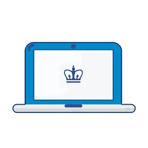 Graphic representing a laptop.