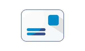 Graphic representing an email.