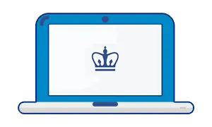 Graphic representing a laptop.